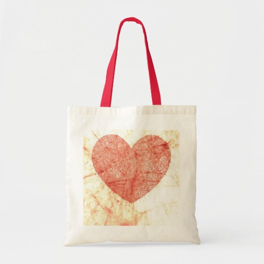 Budget-Herz-Taschen-Tasche Tragetasche (Vorne)