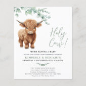Budget Highland Cow Greenerenery Couples Baby Show (Vorderseite)