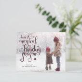 Budget Hinzufügen Foto Magical Holiday Weihnachten (Stehend Vorderseite)