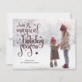 Budget Hinzufügen Foto Magical Holiday Weihnachten (Vorderseite)