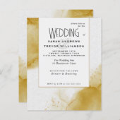 Budget Hochzeit Abstrakte Toskana Gelbe Himmel (Vorne/Hinten)