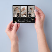 Budget Hochzeit Foto Collage Danke Karten (Gruppe)