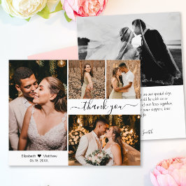 Budget Hochzeit Foto Collage Vielen Dank Script Ca
