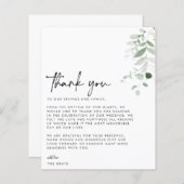 BUDGET Hochzeit Foto Danke Karte (Vorne/Hinten)