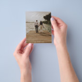 BUDGET Hochzeit Foto Danke Karte (Gruppe)