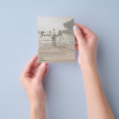 BUDGET Hochzeit Foto Danke Karte (Gruppe)