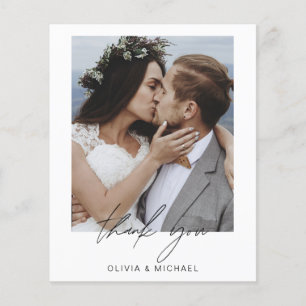 Budget Hochzeit Minimalistisches Foto Vielen Dank