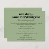 Budget Hochzeit New Date das gleiche wie alles and (Vorne/Hinten)