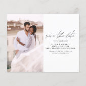 Budget Hochzeit Speichern Sie den Date Foto Flyer (Vorne)