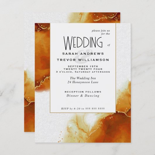 Budget Hochzeit Toskana Topaz Abstrakter Himmel (Vorne/Hinten)