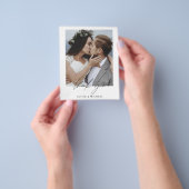 Budget Hochzeit Vielen Dank Foto Flyer (Gruppe)