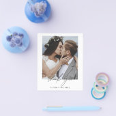 Budget Hochzeit Vielen Dank Foto Flyer (Einzeln)