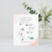 Budget Hochzeiten Icons Itinerary Elegantes Progra (Stehend Vorderseite)