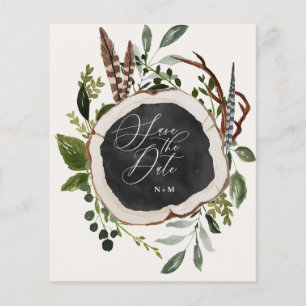 Budget-Hochzeitsankündigung im Farmhouse-Stil für  Flyer