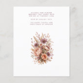 Budget-Hochzeitseinladung | Archer Flyer (Hinten)
