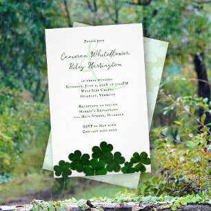 Budget-Hochzeitseinladung Irland Flyer