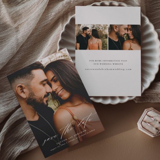 Budget-Hochzeitsfoto-Save-the-Date-Skript Flyer