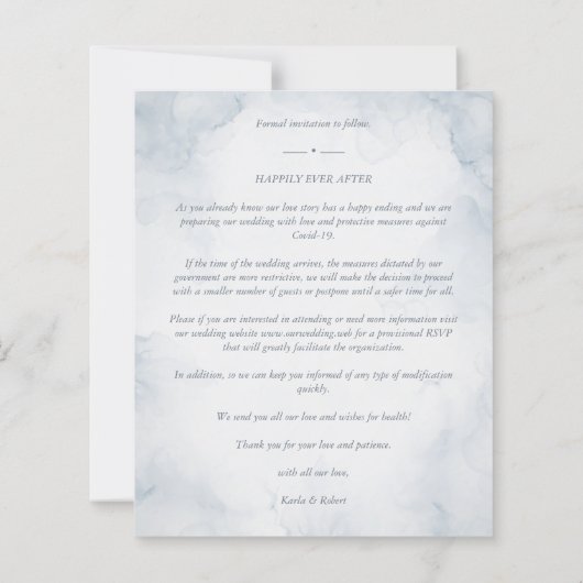 Budget Hochzeitshandgemälde Foto (Rückseite)