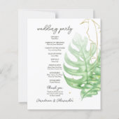 Budget Hochzeitskarte. (Rückseite)