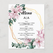 Budget/Hochzeitsmenü/Flachmenü. (Vorderseite)