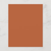 Budget-Hochzeitsmenü mit verbrannter Orange und He (Rückseite)