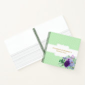 Budget Hochzeitsplaner Personalisiert Trendy Moder Notizblock (Innenseite)