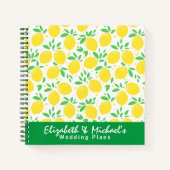 Budget Hochzeitsplaner Personalisiert Trendy Moder Notizblock (Vorderseite)