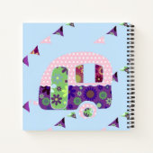 Budget Hochzeitsplaner Personalisiert Trendy Moder Notizblock (Rückseite)