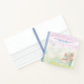 Budget Hochzeitsplaner Personalisiert Trendy Moder Notizblock (Innenseite)