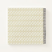 Budget Hochzeitsplaner Personalisiert Trendy Moder Notizblock (Rückseite)