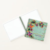 Budget Hochzeitsplaner Personalisiert Trendy Moder Notizblock (Innenseite)