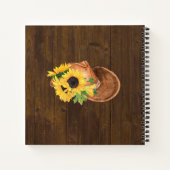 Budget Hochzeitsplaner Personalisiert Trendy Moder Notizblock (Rückseite)