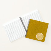 Budget Hochzeitsplaner Personalisiert Trendy Moder Notizblock (Innenseite)