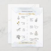 Budget Hochzeitsreise Willkommensfarbe (Vorne/Hinten)