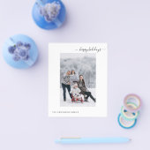 Budget Holiday 2 Foto Moderne Minimal 2024 Karte (Einzeln)