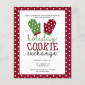 Budget Holiday Cookie Exchange Party Oven Mitt (Vorderseite)