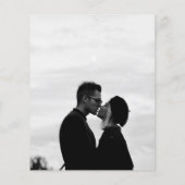 Budget Holiday Foto Card | Moderne Weihnachten Flyer (Hinten)