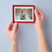 Budget Holiday Foto Card | Moderne Weihnachten Flyer (Gruppe)