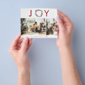 Budget Holiday Foto Card | Moderne Weihnachten Flyer (Gruppe)