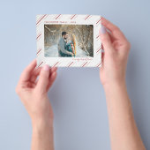 Budget Holiday Foto Card | Moderne Weihnachten Flyer (Gruppe)