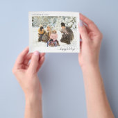 Budget Holiday Foto Modernes Minimal 2021 Weihnach Flyer (Gruppe)