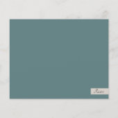 BUDGET Holiday Joy Foto Personalisierte Karte (Rückseite)