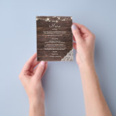 Budget Holz, String Lights & Lace Menü 2 (Gruppe)