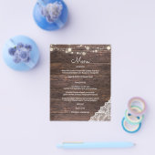 Budget Holz, String Lights & Lace Menü 2 (Einzeln)