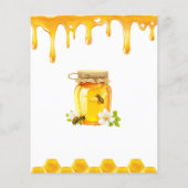 Budget Honey Meant to Bee Brautparty Einladung (Rückseite)