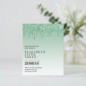 BUDGET Hübsch Girly Brautparty lädt Glitzer ein (Stehend Vorderseite)