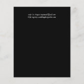 BUDGET Hübsch Girly Brautparty lädt Glitzer ein (Rückseite)