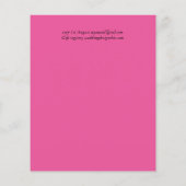 BUDGET Hübsch Girly Brautparty lädt Glitzer ein (Rückseite)