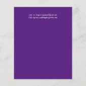 BUDGET Hübsch Girly Brautparty lädt Glitzer ein (Rückseite)