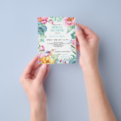 Budget Hummingbird Boho Brautparty Flyer (Gruppe)